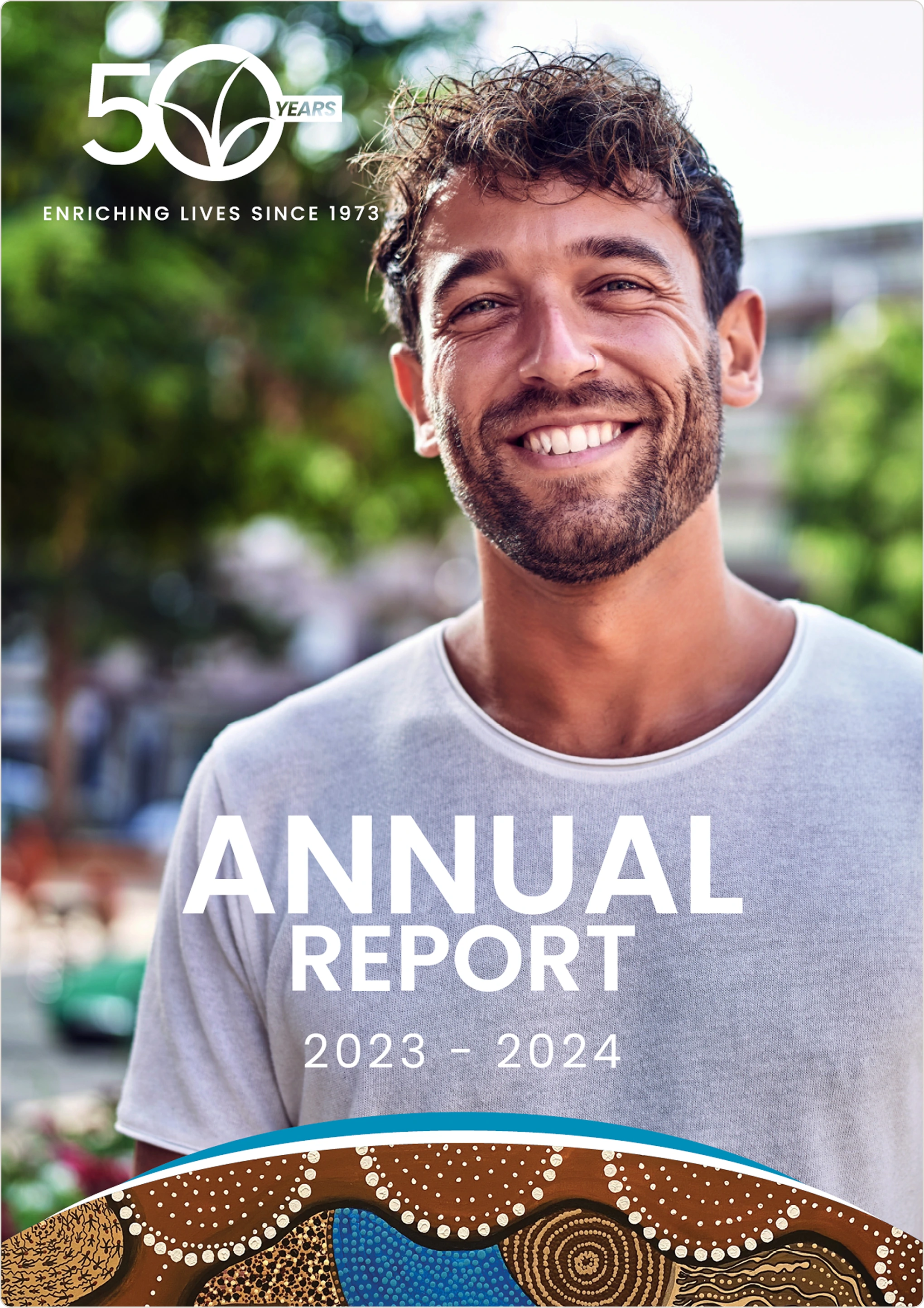 The Buttery 50th Anniversary Annual Report 2023–2024 Cover